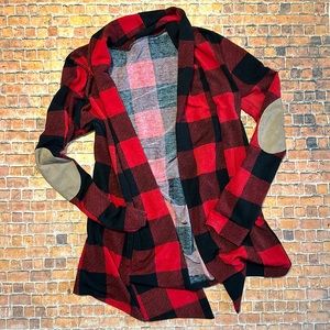 Plaid cardigan